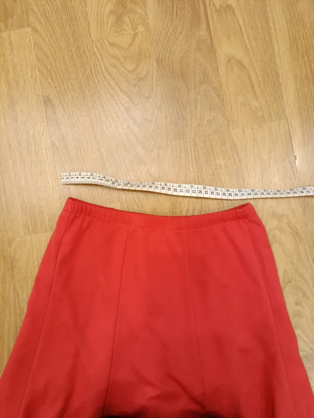 Falda Flamenco Baile Roja