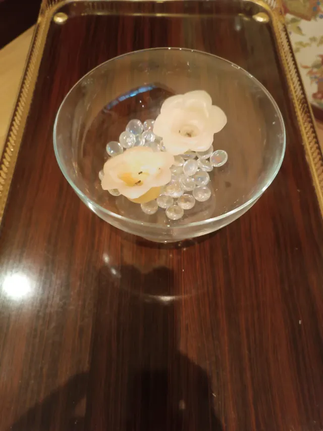 Centro de mesa cristal para velas