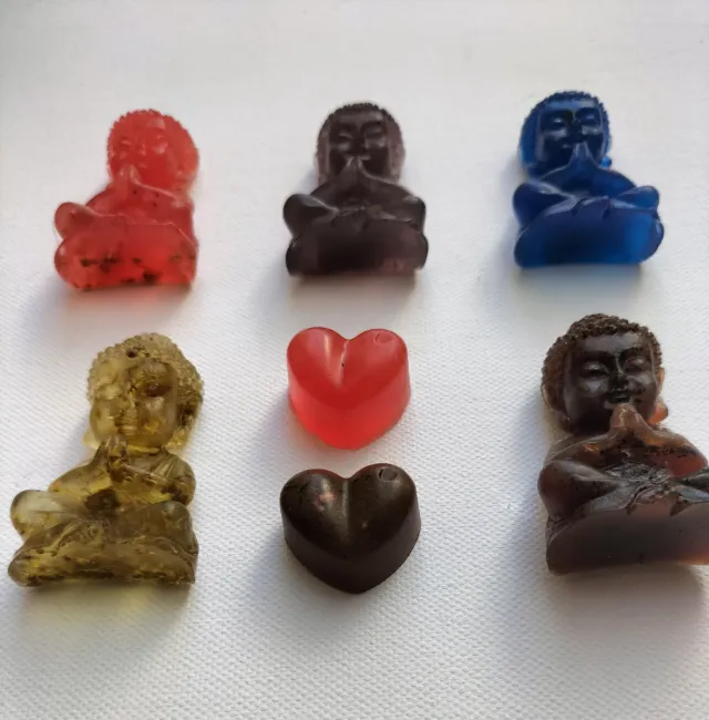 Jabones artesanales ruda y glicerina