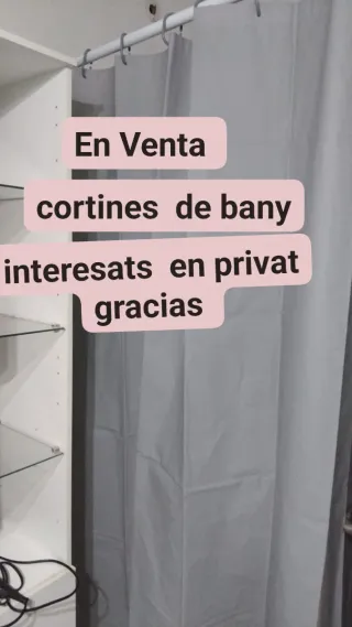 Cortinas de baño en venta