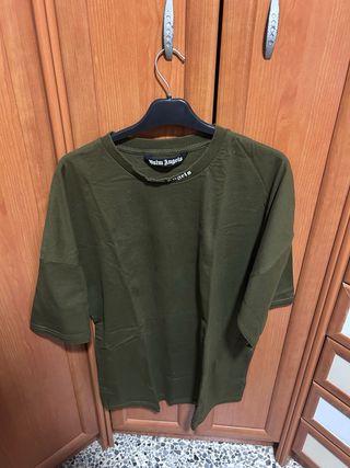 Camiseta Palm Angels Verde Militar Talla L