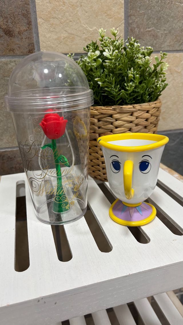 Vasos Bella y Bestia