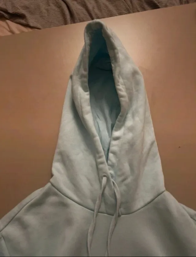 Felpa Adidas Azzurra con Logo Bianco