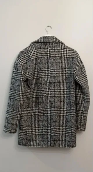 Abrigo cuadros Only