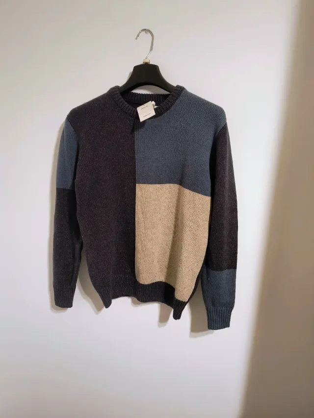 Jersey hombre bloques color