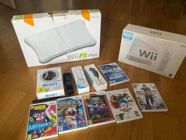 Nintendo Wii Blanca Completa