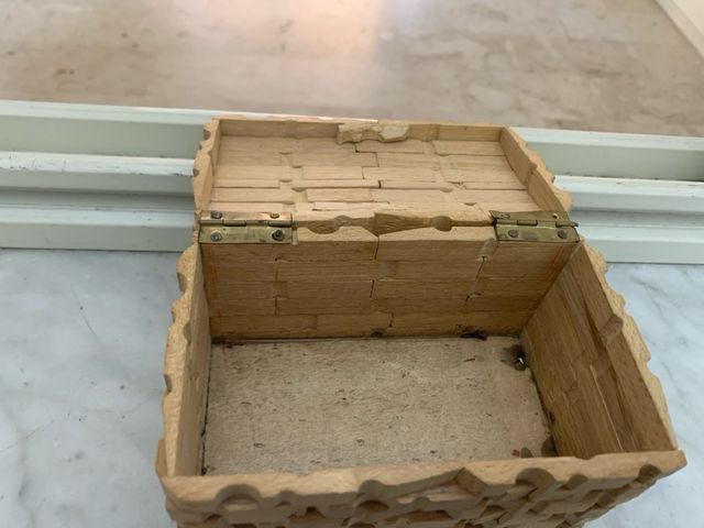 Scatola in legno artigianale