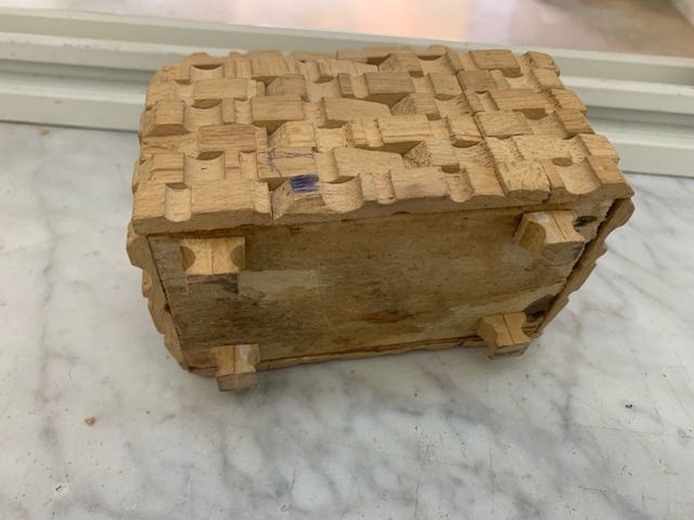 Scatola in legno artigianale