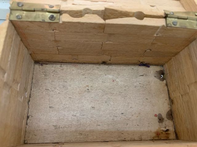 Scatola in legno artigianale