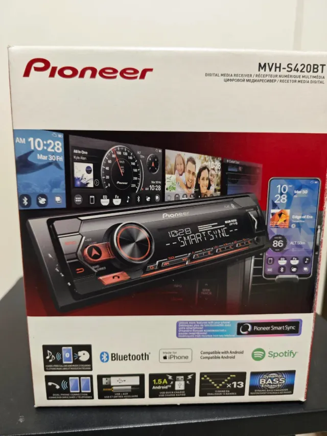 Autoestéreo Pioneer MVH-S420BT Bluetooth