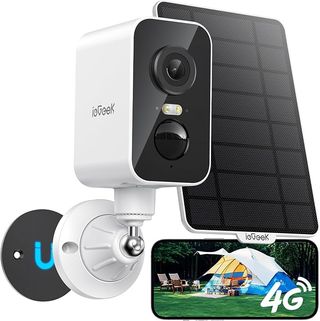 ieGeek Camara 4G 2K 10000mAh Exterior Solar IP66