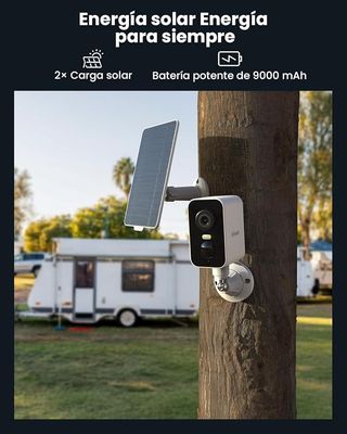 ieGeek Camara 4G 2K 10000mAh Exterior Solar IP66