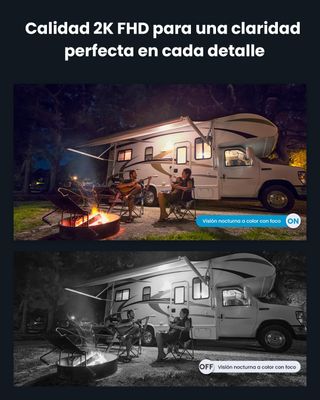 ieGeek Camara 4G 2K 10000mAh Exterior Solar IP66