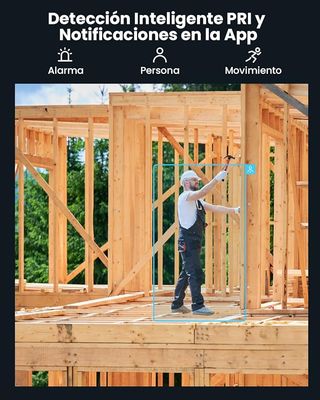 ieGeek Camara 4G 2K 10000mAh Exterior Solar IP66