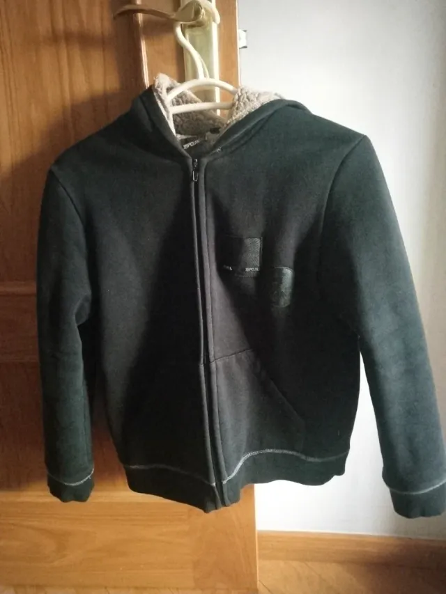 Chaqueta Rip Curl Negra y Gris