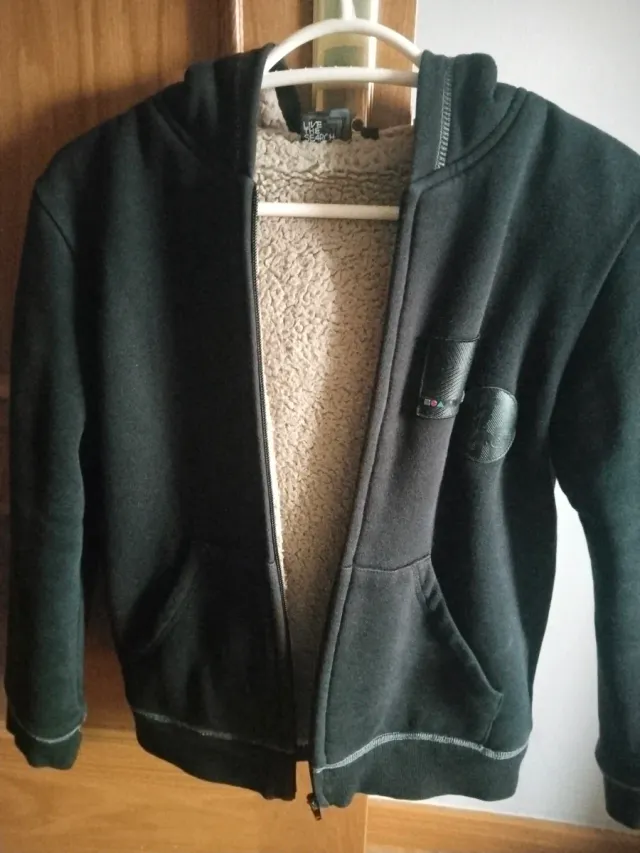 Chaqueta Rip Curl Negra y Gris