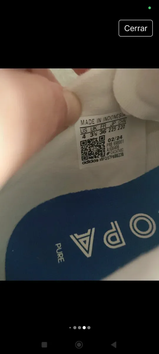 Botas Adidas Copa Pure 2 Elite Piel FG Talla 36