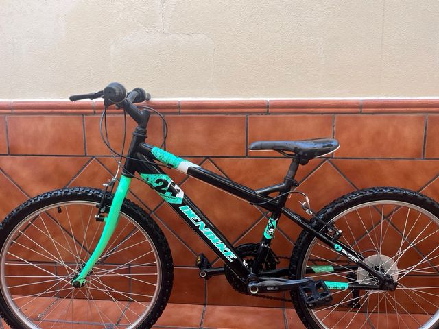 Bicicleta DENBIKE 24 Negra y Verde