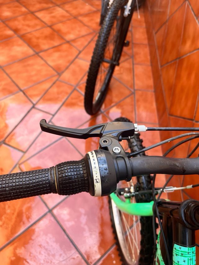 Bicicleta DENBIKE 24 Negra y Verde