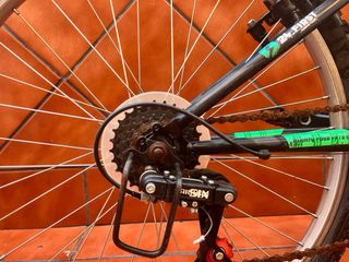 Bicicleta DENBIKE 24 Negra y Verde