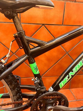 Bicicleta DENBIKE 24 Negra y Verde