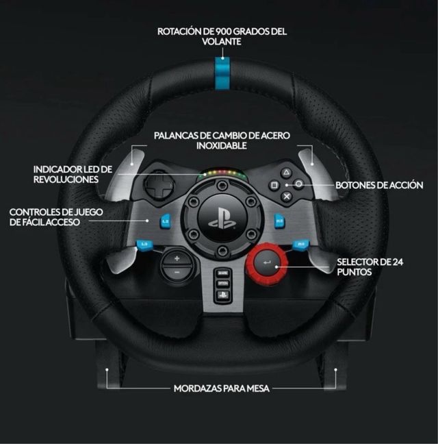 Logitech G29 Volante y Pedales PS4/PS5/PC