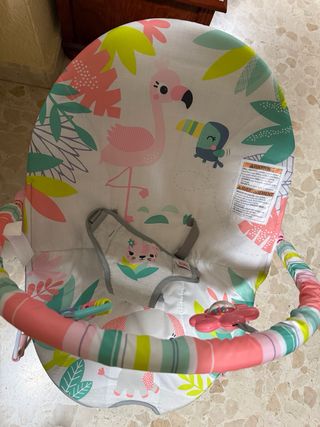 Hamaca para bebé con estampado tropical