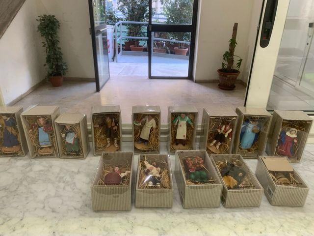 Lotto Pastori Presepe in terracotta ”il mattino”