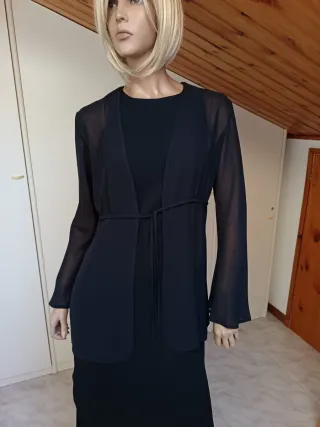 Tubino nero elegante + casacca