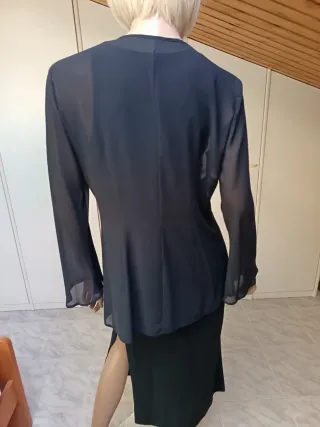 Tubino nero elegante + casacca
