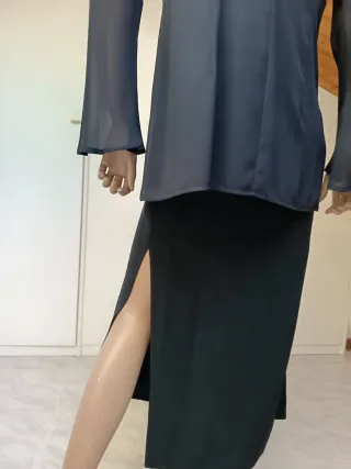 Tubino nero elegante + casacca