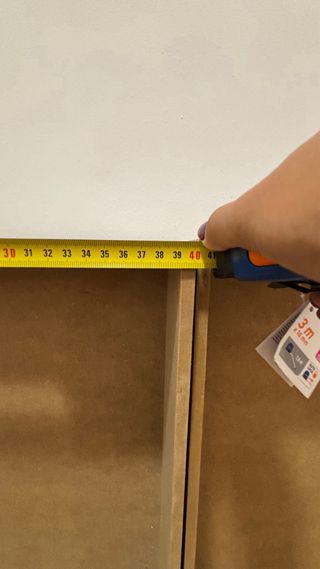 Juego 2 Cajas Almacenaje Madera Beige/Marrón