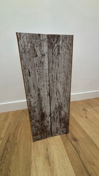 Juego 2 Cajas Almacenaje Madera Beige/Marrón