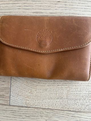 Portafoglio Timberland in pelle marrone