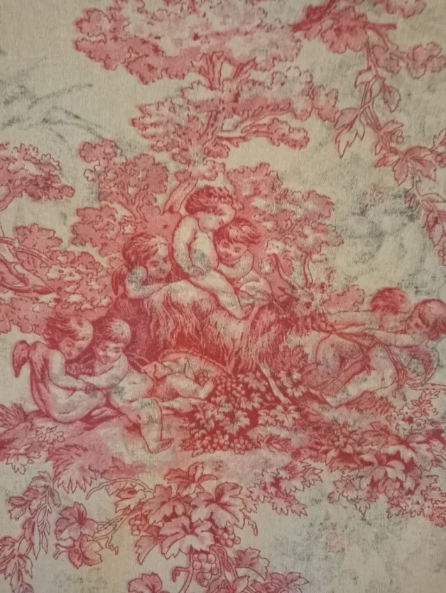 Preciosa Pieza de tela de loneta vintage