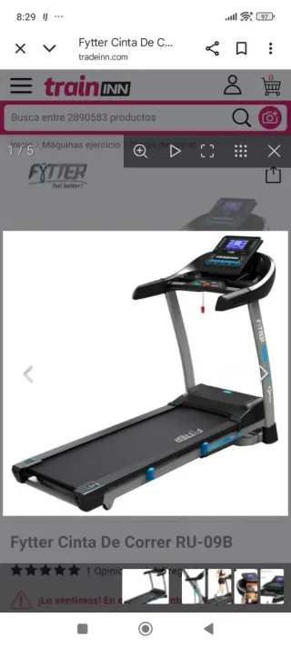 Cinta de correr Fytter RU-09B