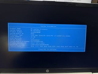 Portátil HP 17" i7 Impecable - Tecla Shift no va