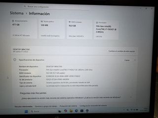 Portátil HP 17" i7 Impecable - Tecla Shift no va