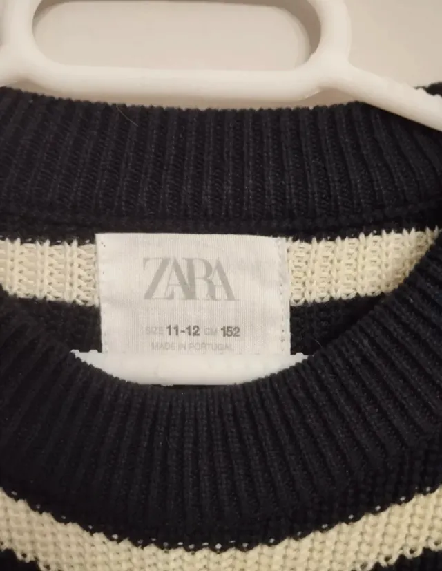 Jersey marinero rayas blanco y negro