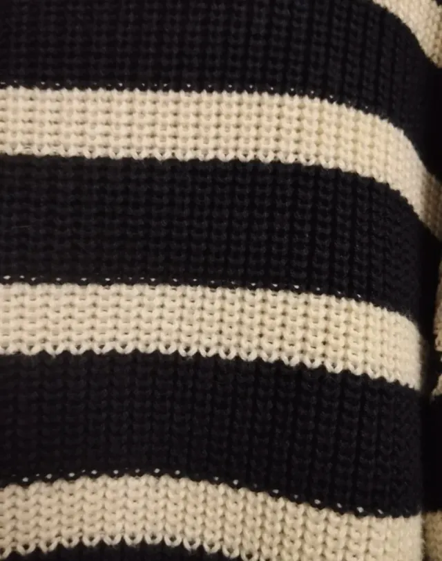 Jersey marinero rayas blanco y negro