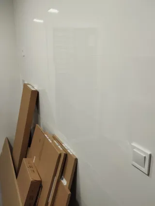 Azulejo blanco brillo rectificado 30x90 cm 10cajas