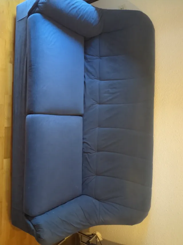 Sofá de 2 plazas azul