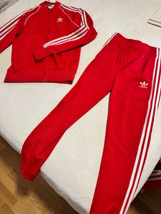 Chándal Adidas Rojo T. 13-14 años
