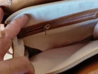 Borsa Chanel pelle vintage marrone