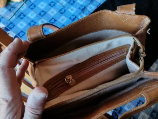 Borsa Chanel pelle vintage marrone