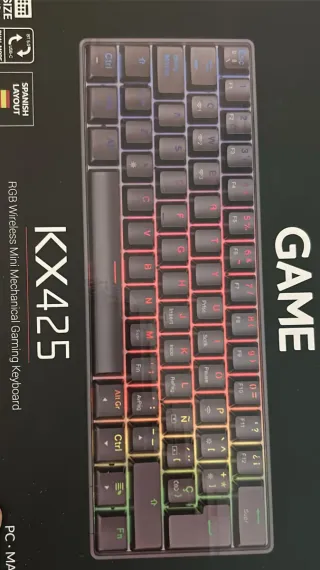 Teclado RGB Gamer GAME Negro