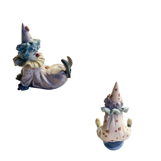 2 Figuras Porcelana Lladró Payasos
