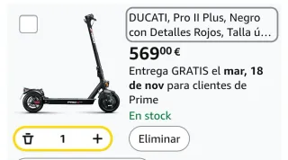 Patinete Eléctrico Ducati PRO-II Plus