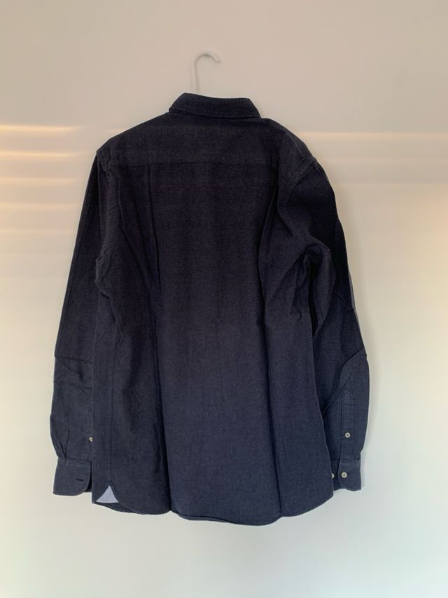 Camisa Massimo Dutti Azul 100% algodón