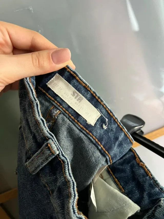 Gonna jeans Stradivarius blu